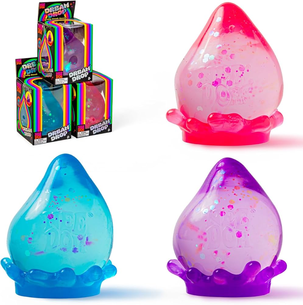 NeeDoh Dream Drop - Sensory Squeeze Toy - Color May Vary (Pack of 1)