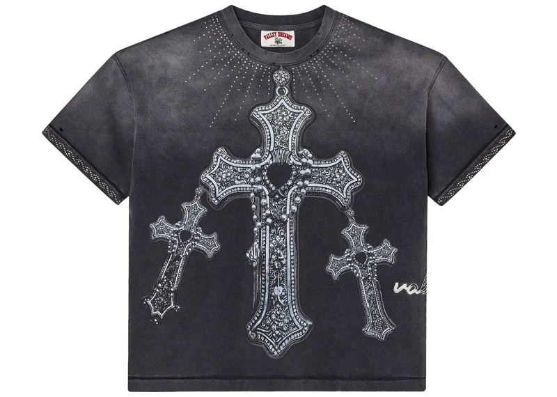 Vale Forever Pierced Tee Black
