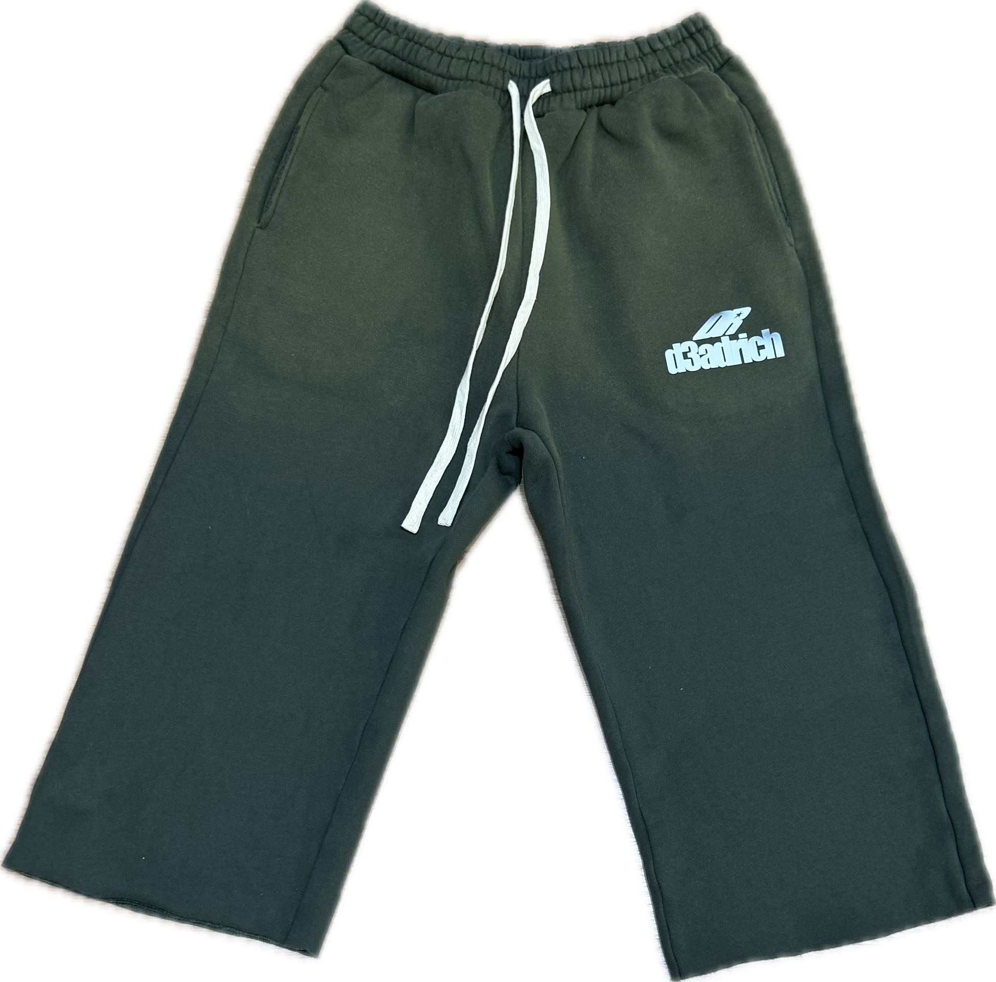 D3adrich Sweatshorts Green / White
