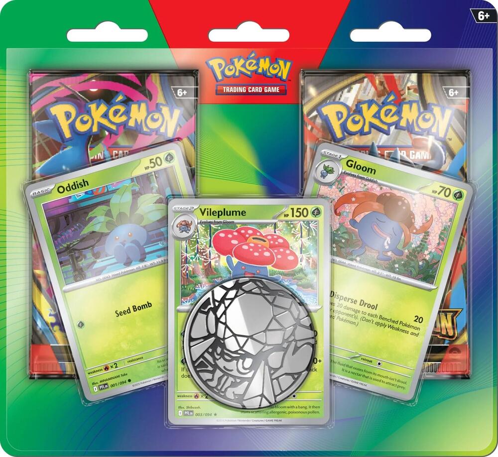 Pokemon TCG: Enhanced 2-Pack Blister - Oddish/Vileplume/Gloom
