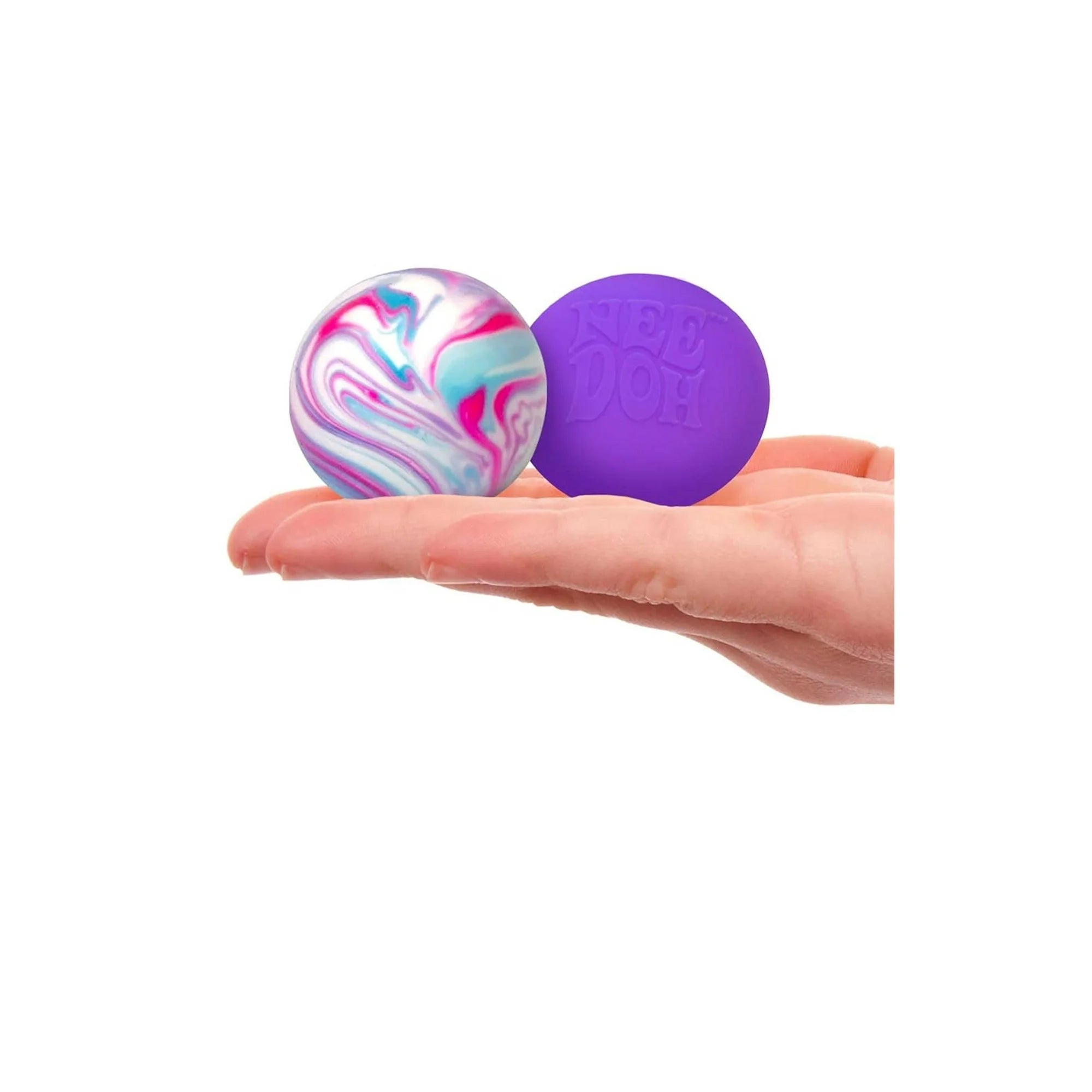 NeeDoh Teenie Swirl The Groovy Glob Small Stress Ball - Color May Vary