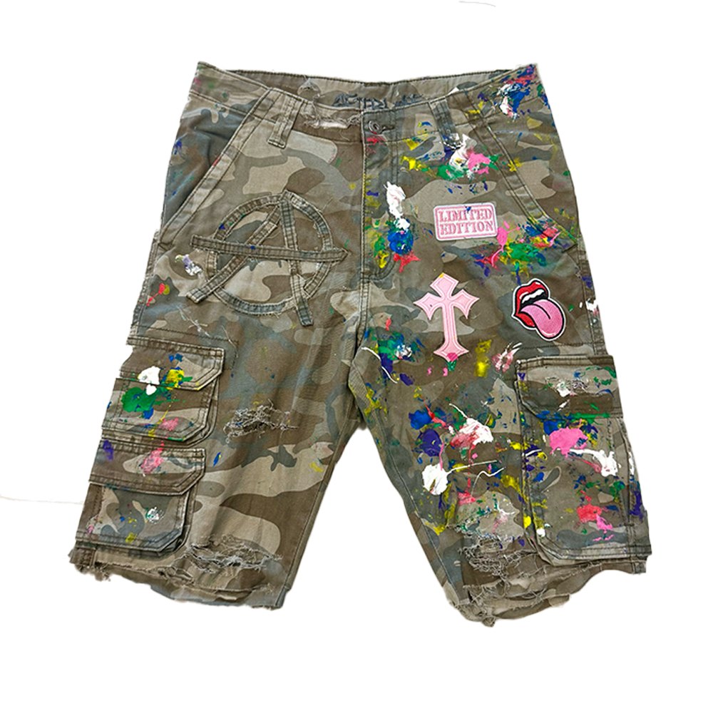 Afterlife Patch Camo Shorts 1 of 1