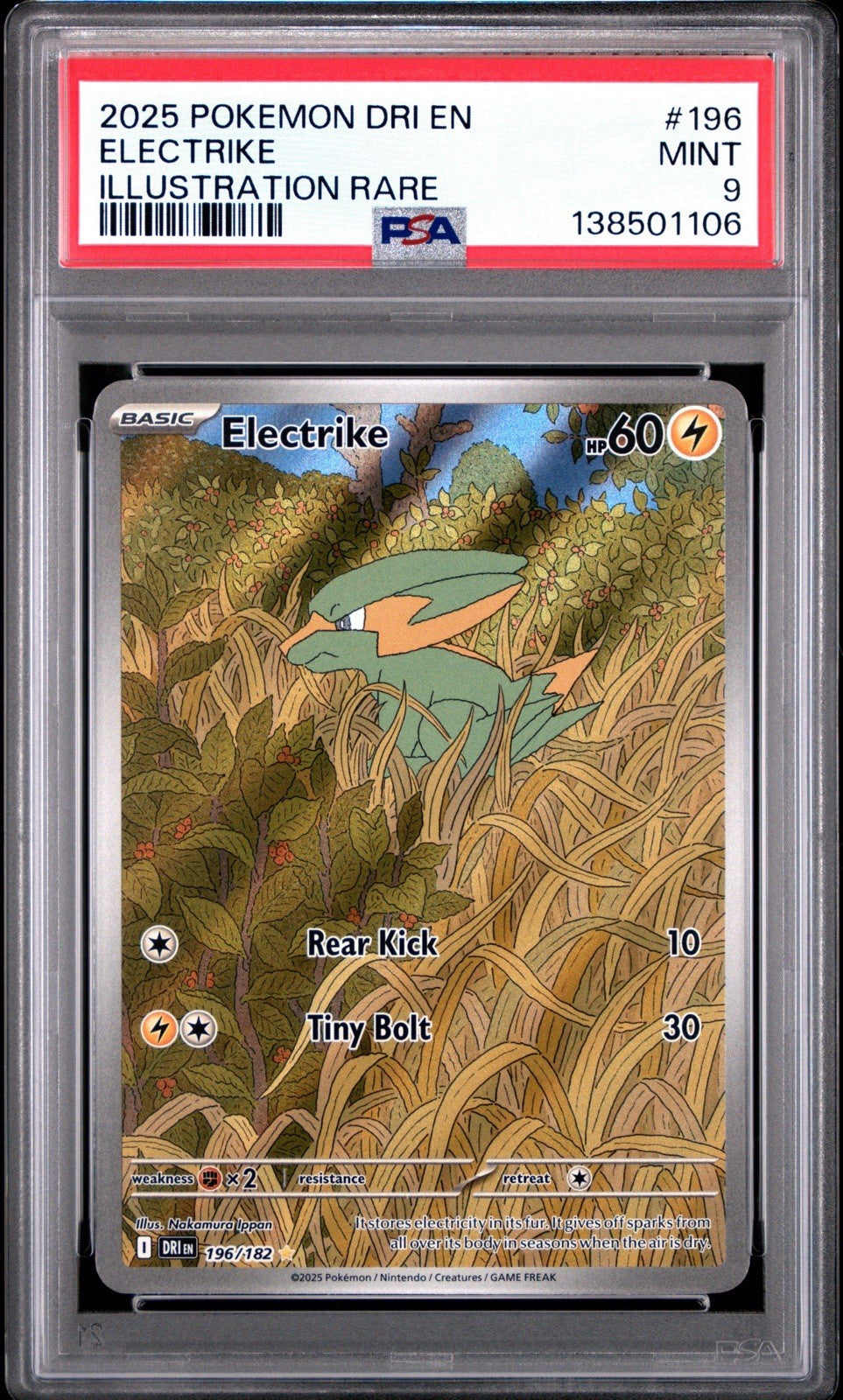 Electrike - 196/182 - (PSA GRADED 9) - SV10: Destined Rivals (DRI)