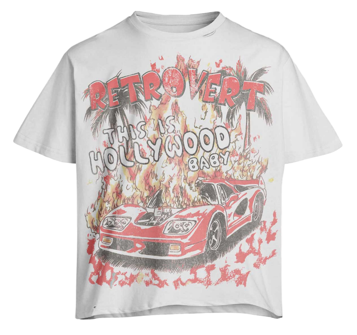 Retrovert Hollywood Tee Red