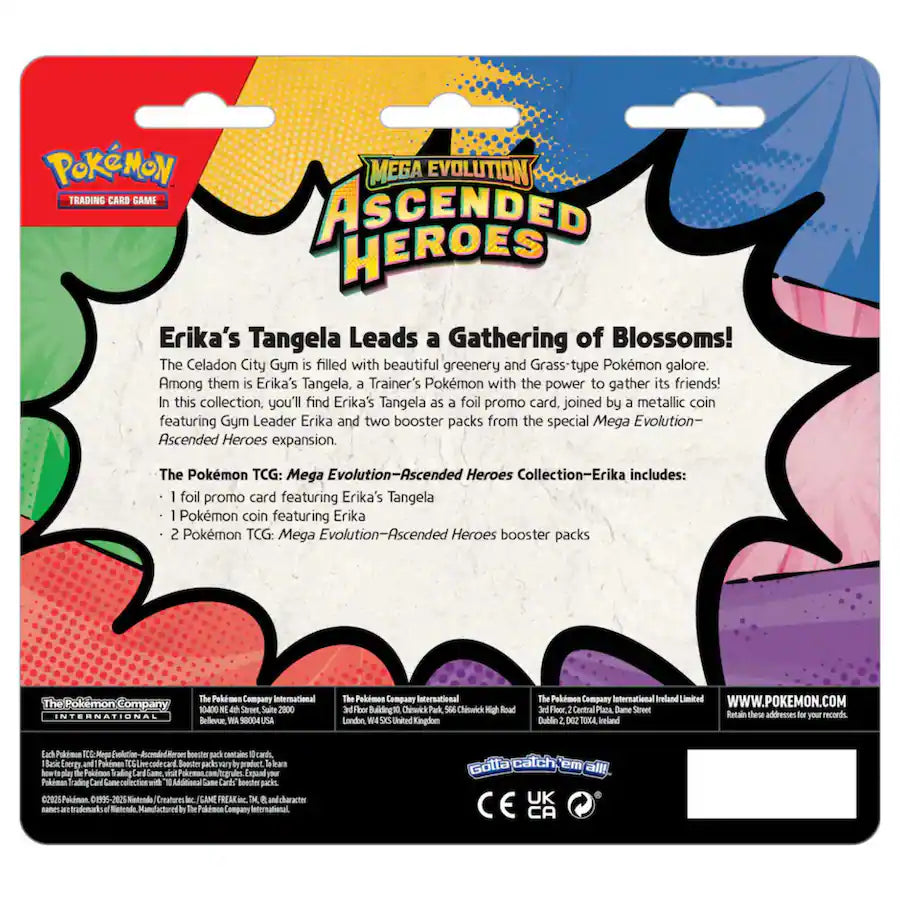 Pokémon TCG: Mega Evolution: Ascended Heroes: 2-Pack Blister (Erika's Tangela)