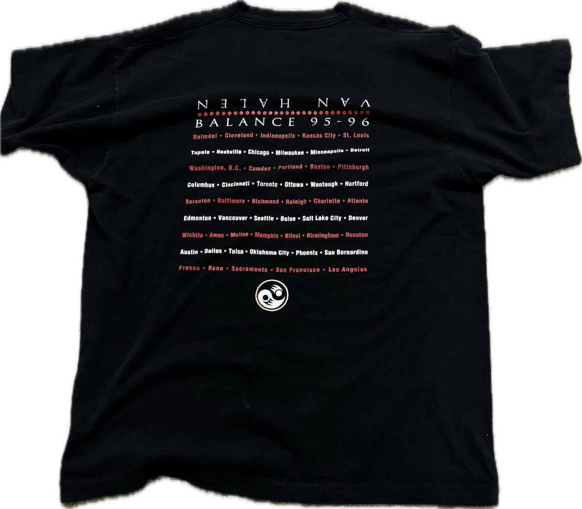 Vintage 1995 Van Halen Balance Tour Tee