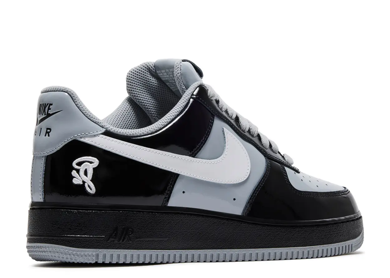 Central Cee X Air Force 1 Low Black White Smoke Grey