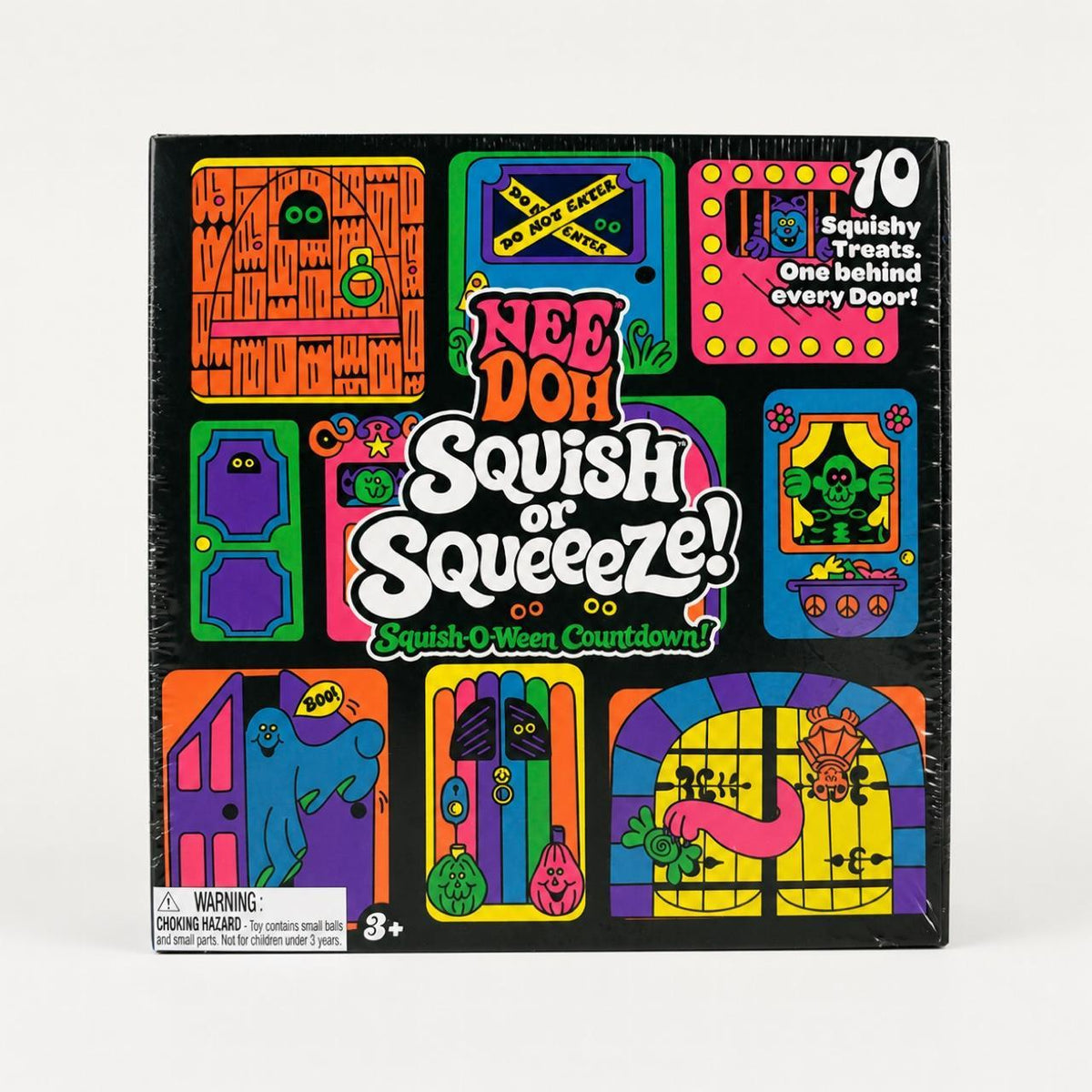 NeeDoh Squish or Squeeeze! Squish-O-Ween Countdown Squishy Fidget Toy