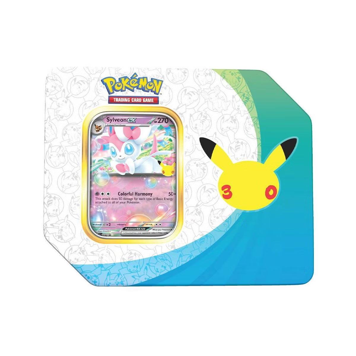 Pokemon Trading Card Game: 30th Celebration Tin (Sylveon)
