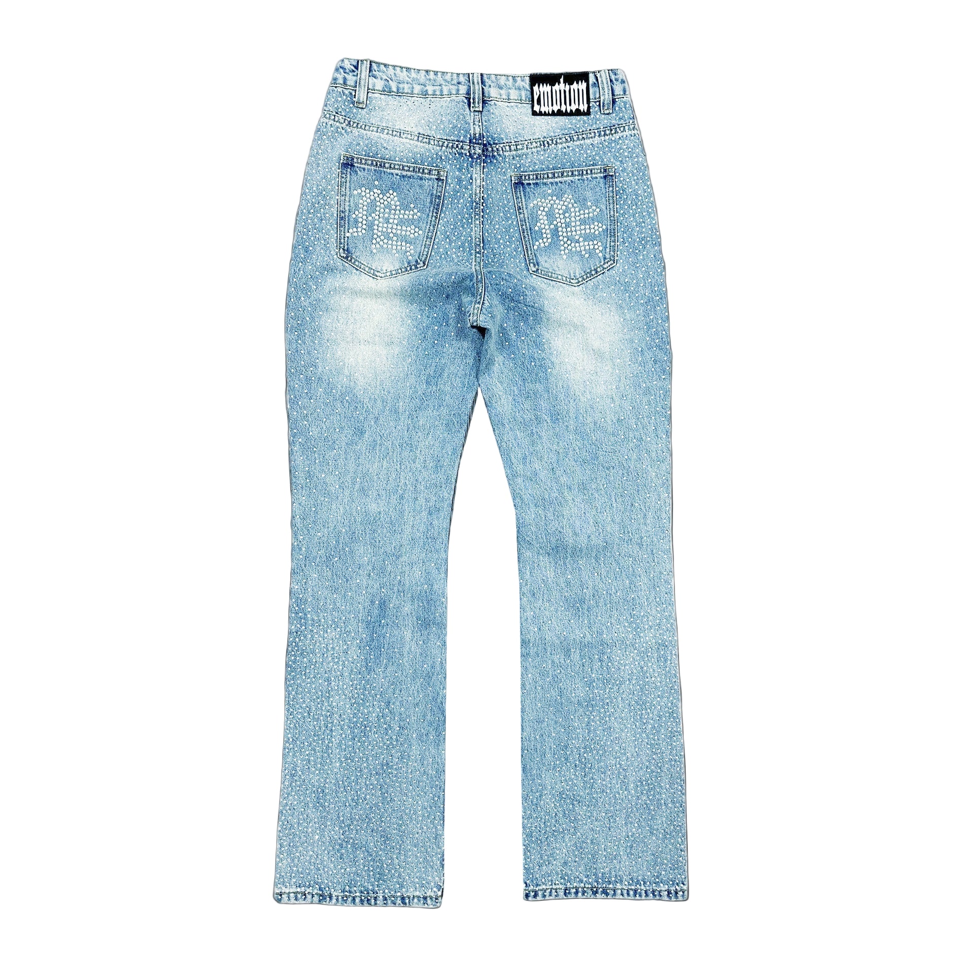 Mixed Emotion Rhinestone Jeans