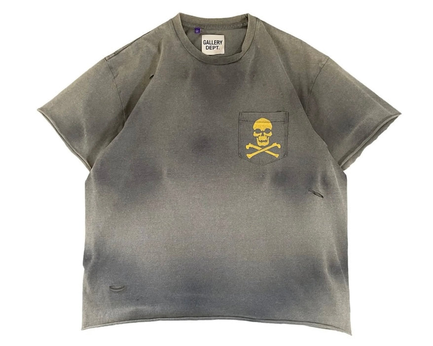 Gallery Dept. Zip Tee Vintage Black