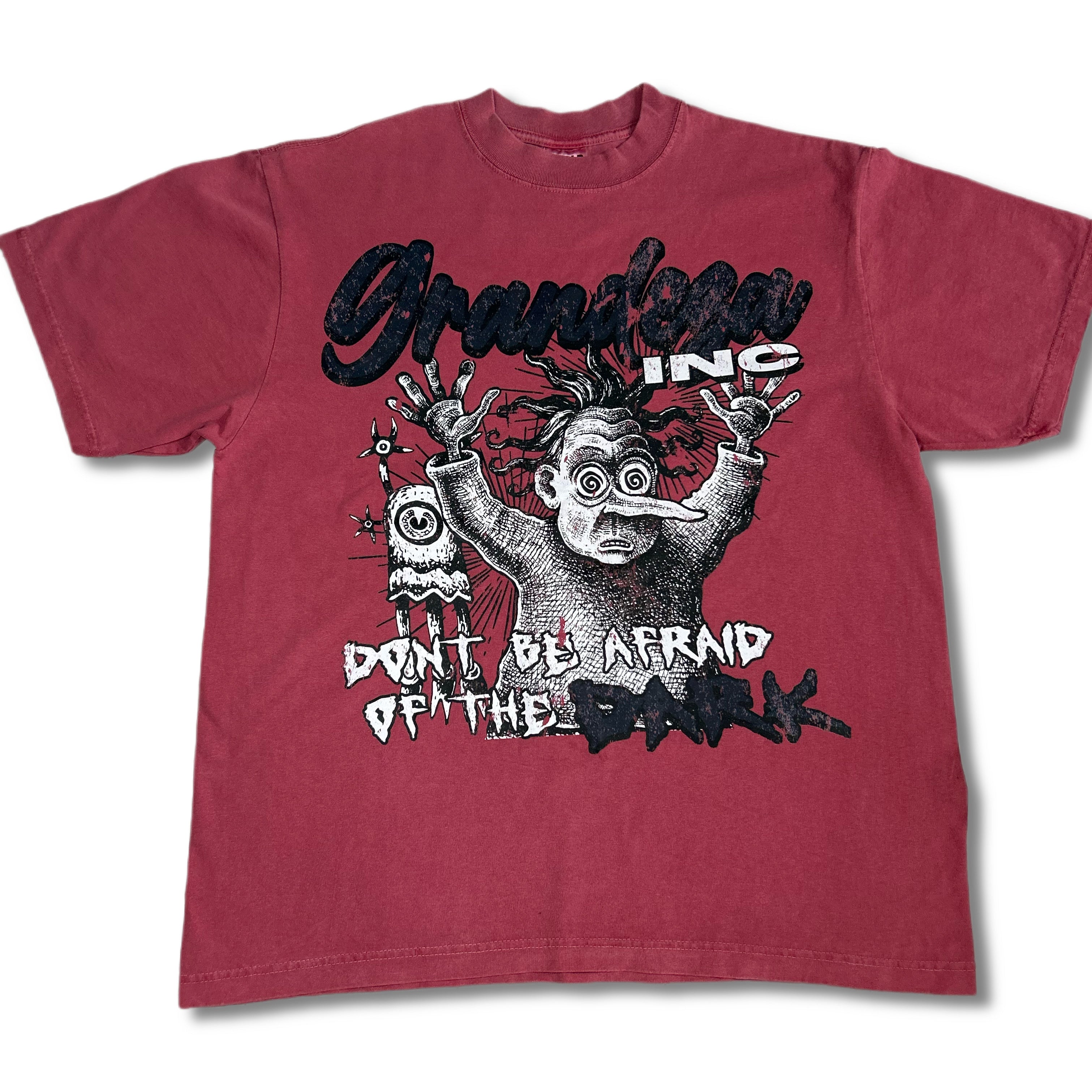 Grandeza Afraid Of The Dark Tee Washed Salmon