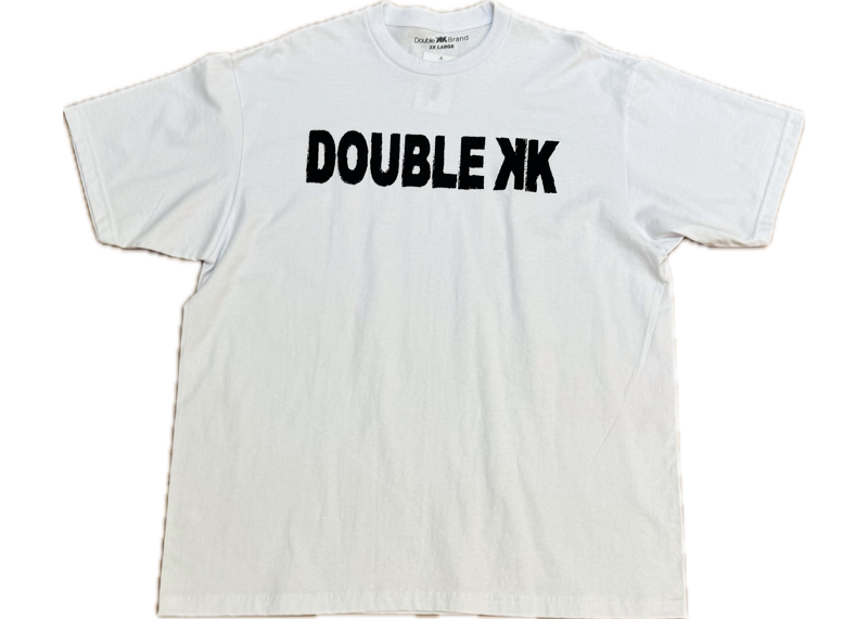 Double K T-Shirt White Black