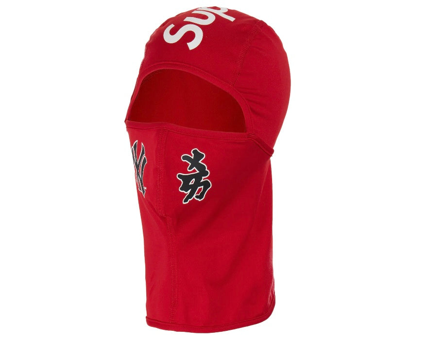 Supreme MLB Kanii Teams New York Yankees Lightweight Balaclava Red