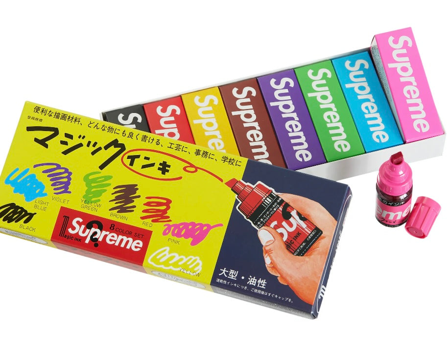 Supreme Magic Ink Markers (Set of 8) Multicolor