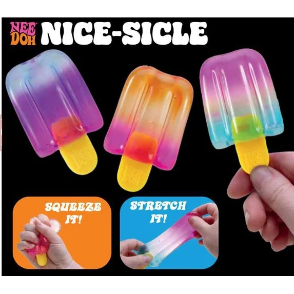 NeeDoh Nice-Sicle - Sensory Squeeze Toy - Colors May Vary