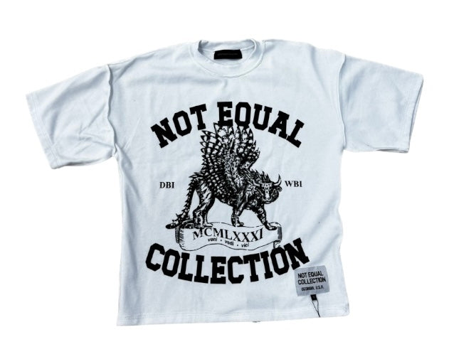 Not Equal Veni Vedi Vici Tee White