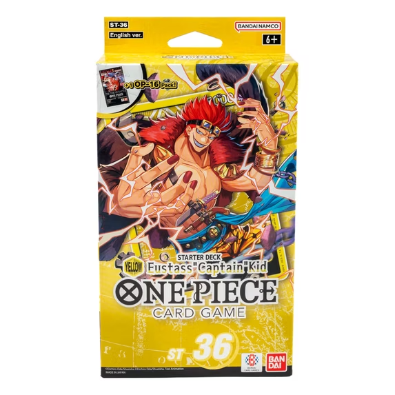 One Piece TCG: Starter Deck YELLOW Eustass”Captain”Kid 51 Cards (St. 36)
