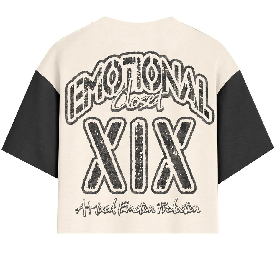 Mixed Emotion “Emotional Closet” Cropped Tee