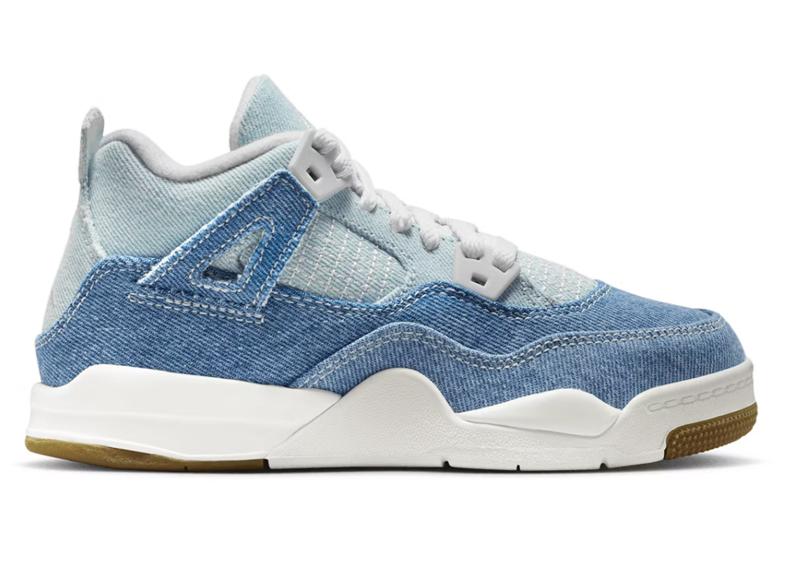 Jordan 4 Retro TEX Denim Worn Blue (PS)