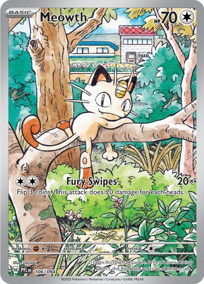 Meowth - 106/094  - ME02: Phantasmal Flames (PFL)