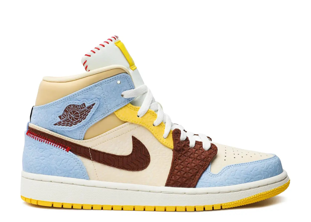 Maison Chateau Rouge X Jordan 1 Mid SE Fearless