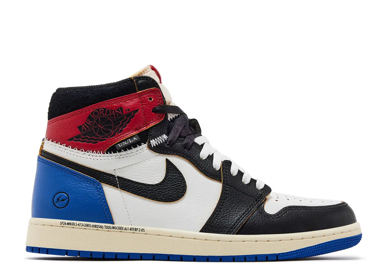 Fragment Design X Union LA X Jordan 1 Retro High OG Varsity Red