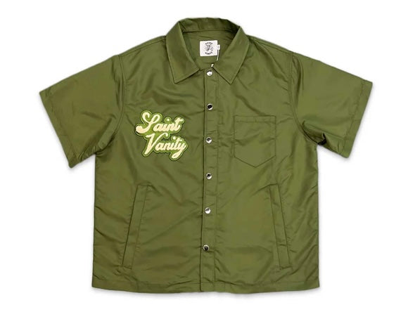 Saint Vanity Nylon Shirt Green