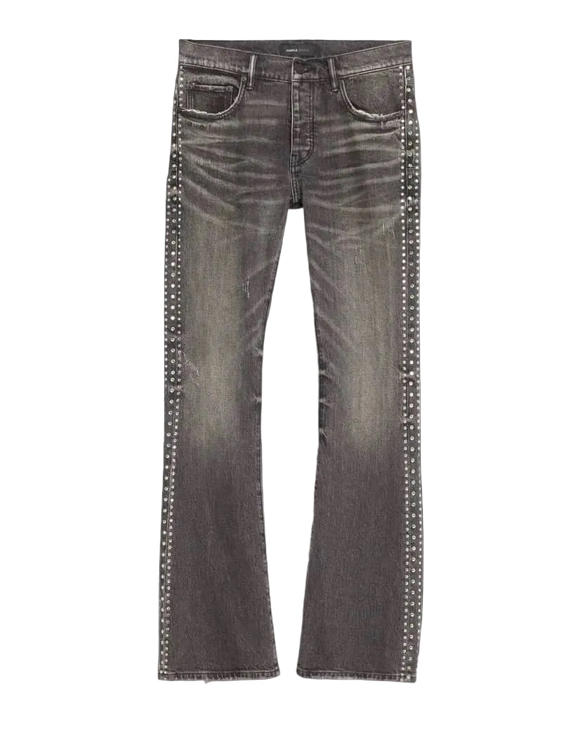 Purple Brand Vintage Flare Jeans With Crystal