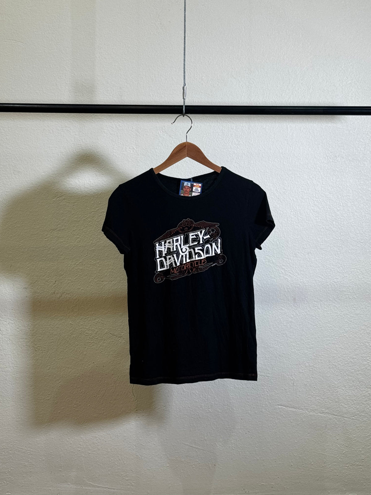 Y2K Harley Davidson Baby Tee