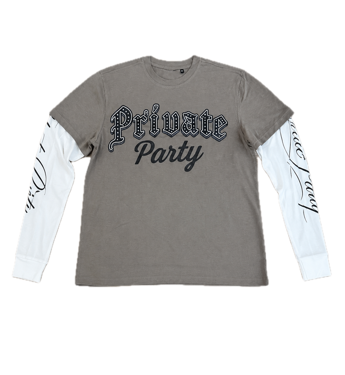 Private Party Brown LS Tee