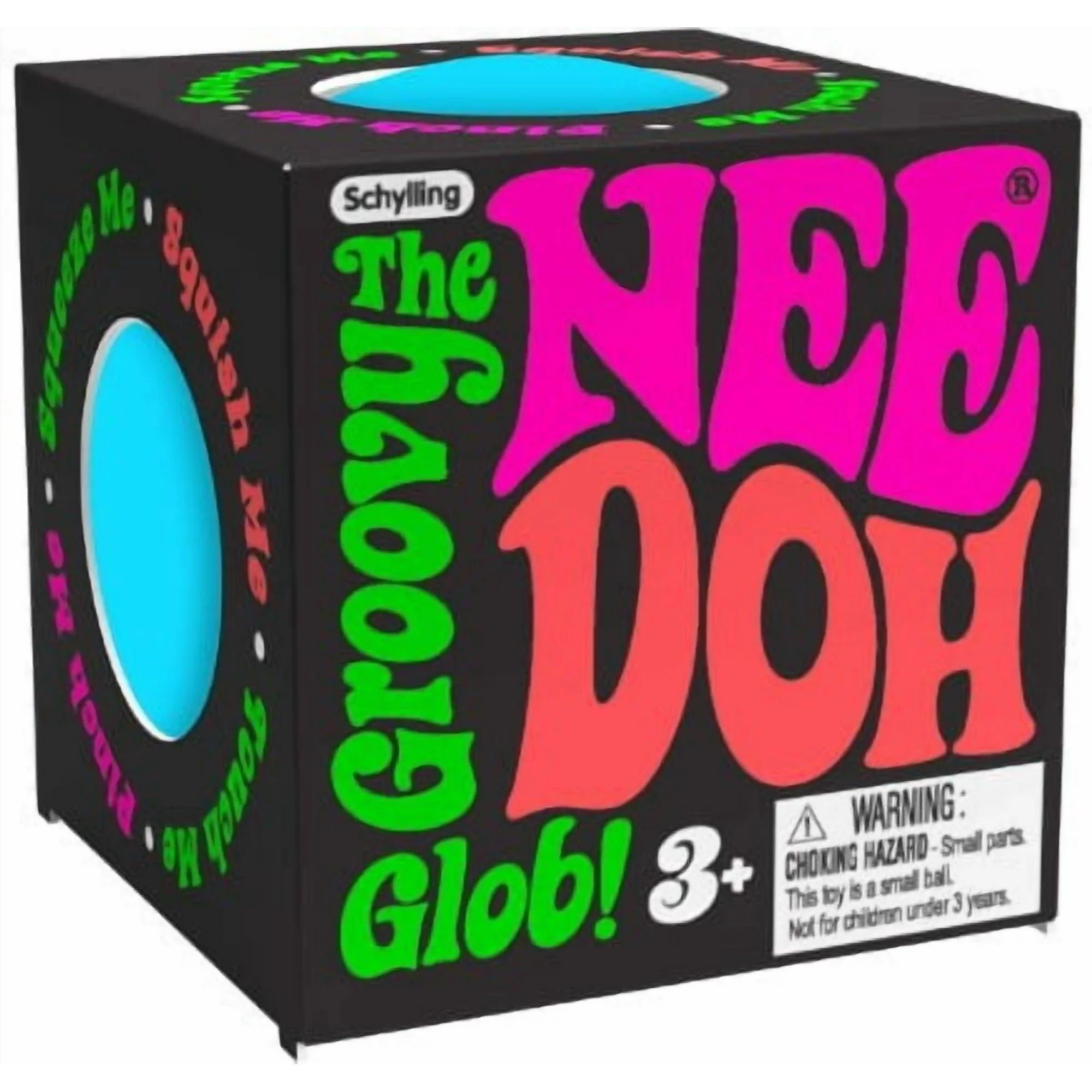 NeeDoh Teenie The Groovy Glob Small Stress Ball - Color May Vary
