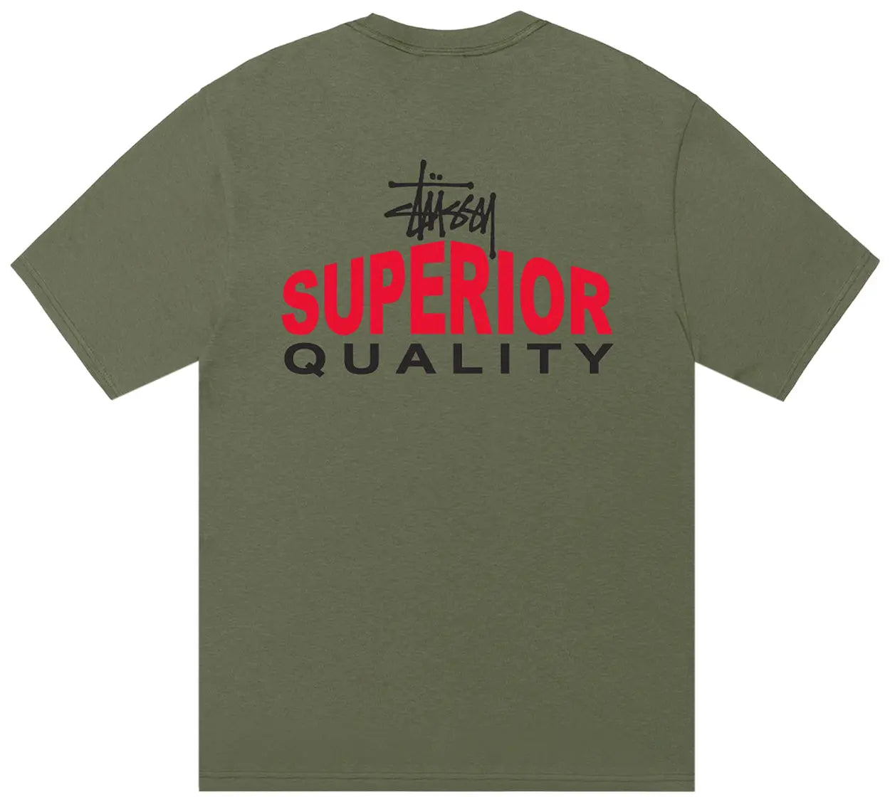 Stussy Superior Quality Tee Olive