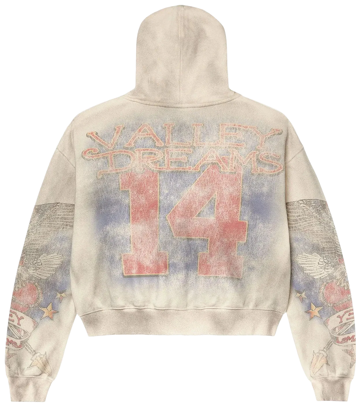 Vale Forever Nostalgia Zip Up Tattered/Cream