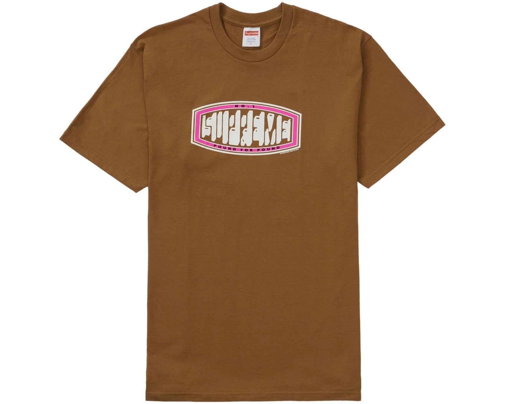 Supreme Pound Tee Brown