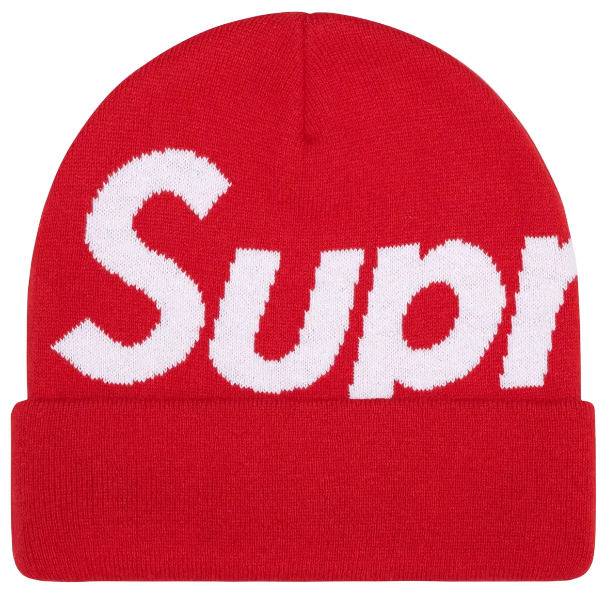 Supreme Big Logo Beanie (FW25) Red