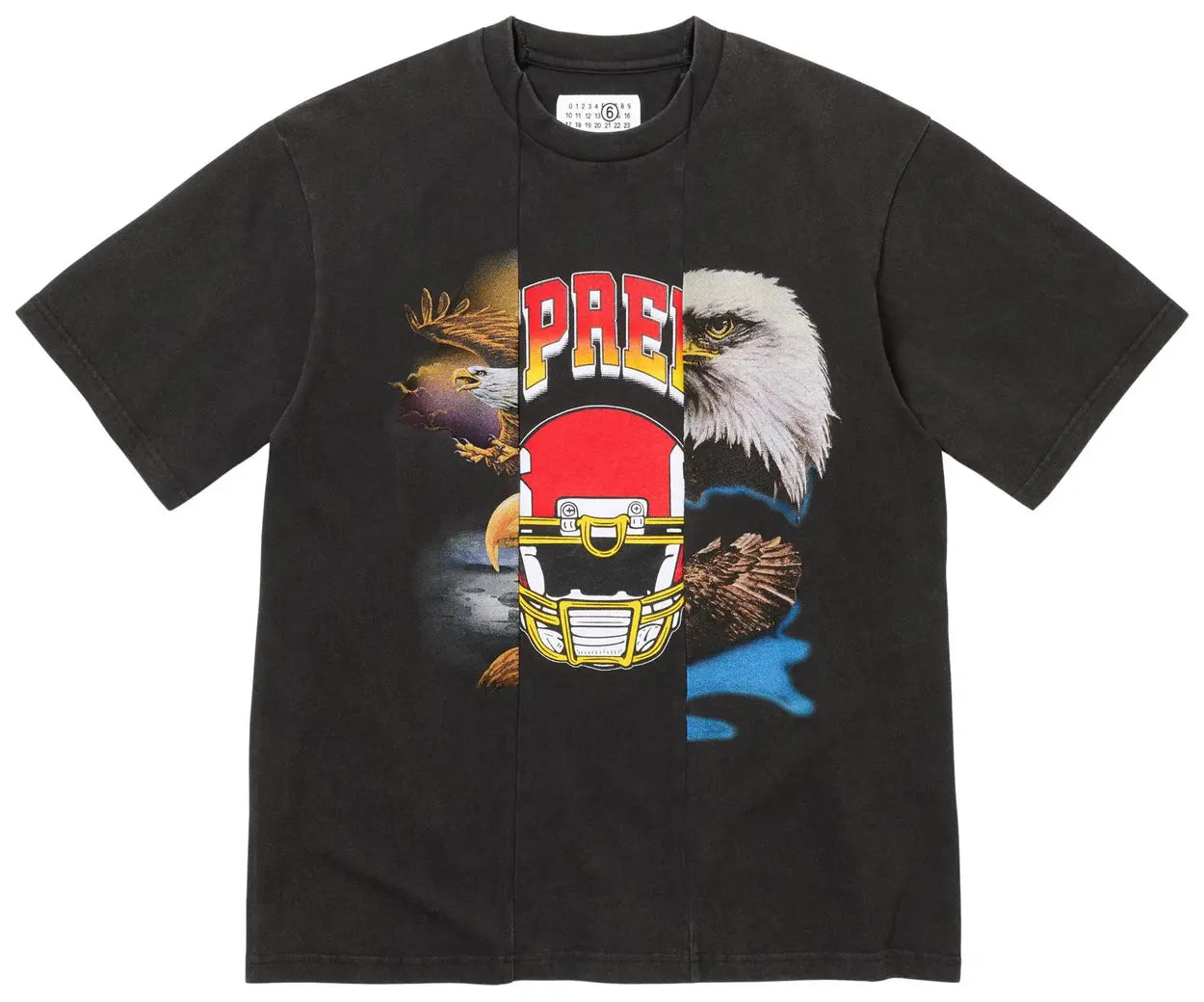 Supreme x MM6 Maison Margiela Split Tee Black