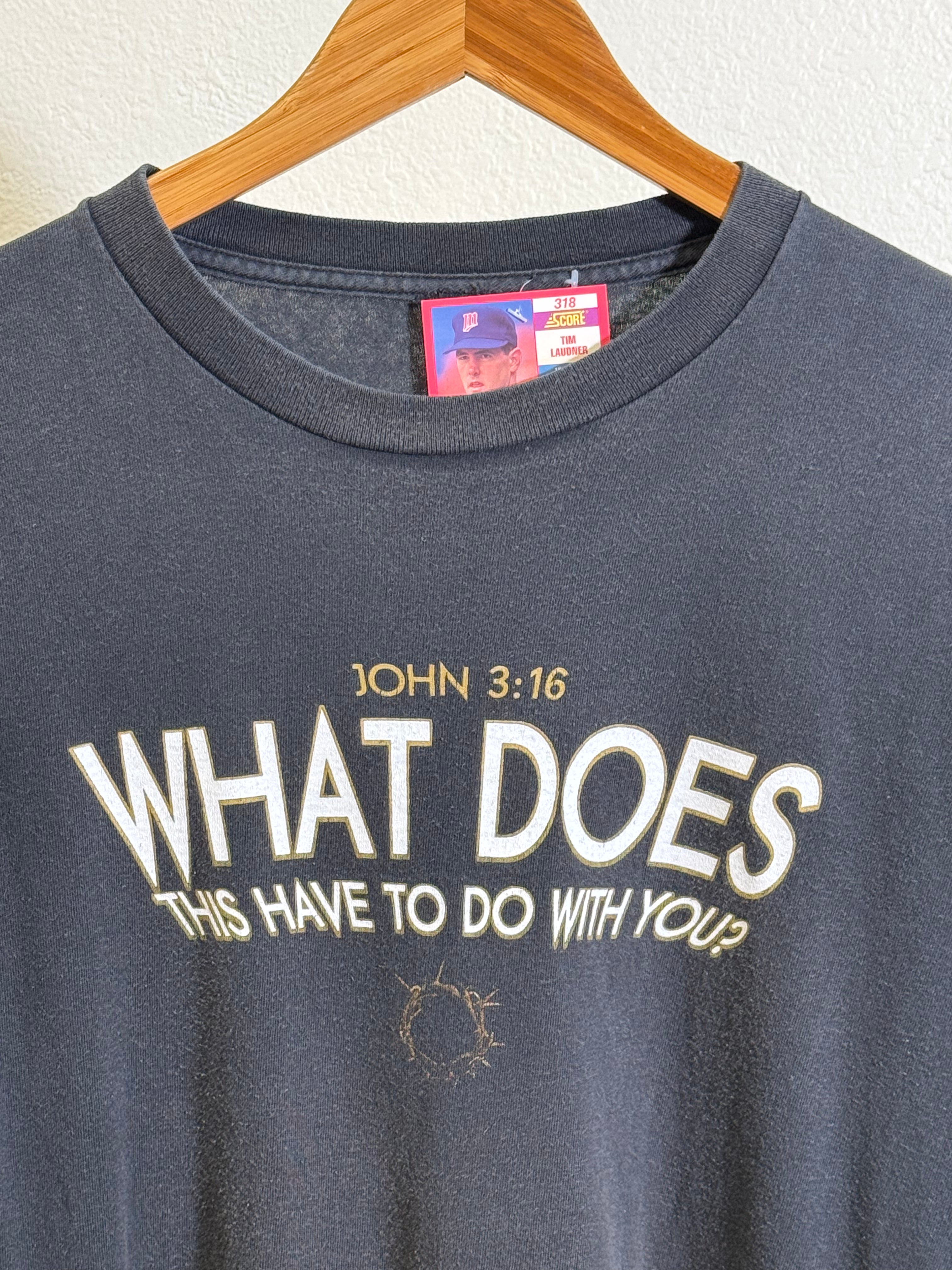 Vintage What Does Jesus Tee