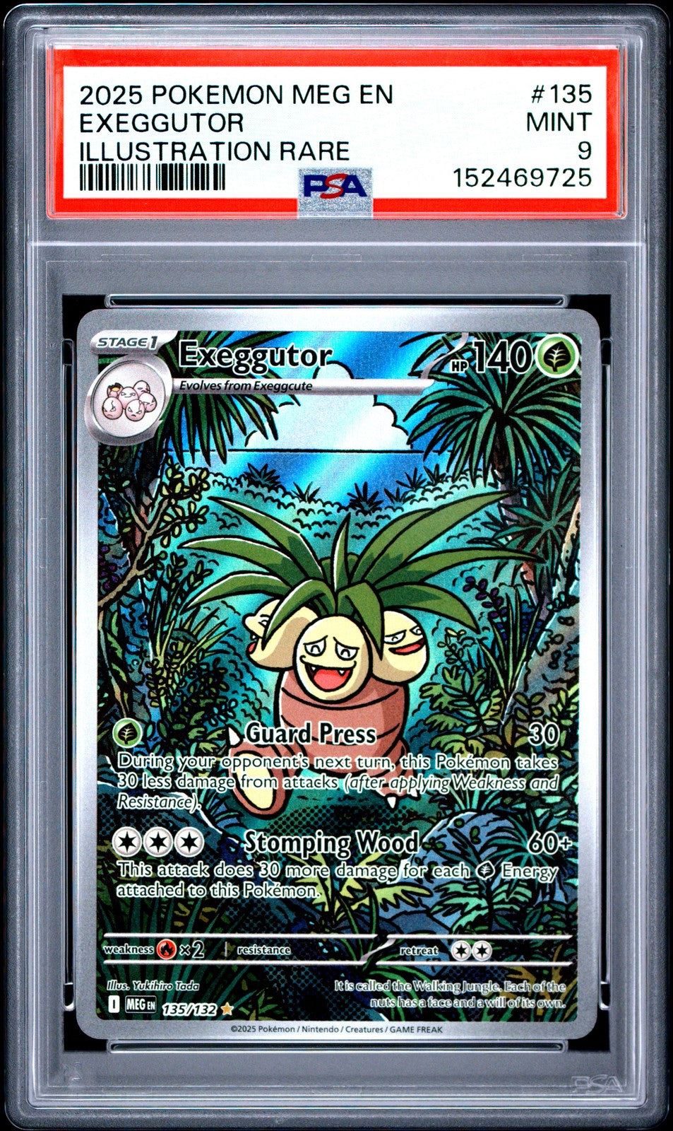 Exeggutor - 135/132 - (PSA GRADED 9) - ME01: Mega Evolution (MEG)