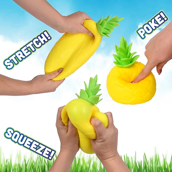 Sunny Days Toymendous Squishy Pineapple - Jumbo Stress Ball - Ages 3+