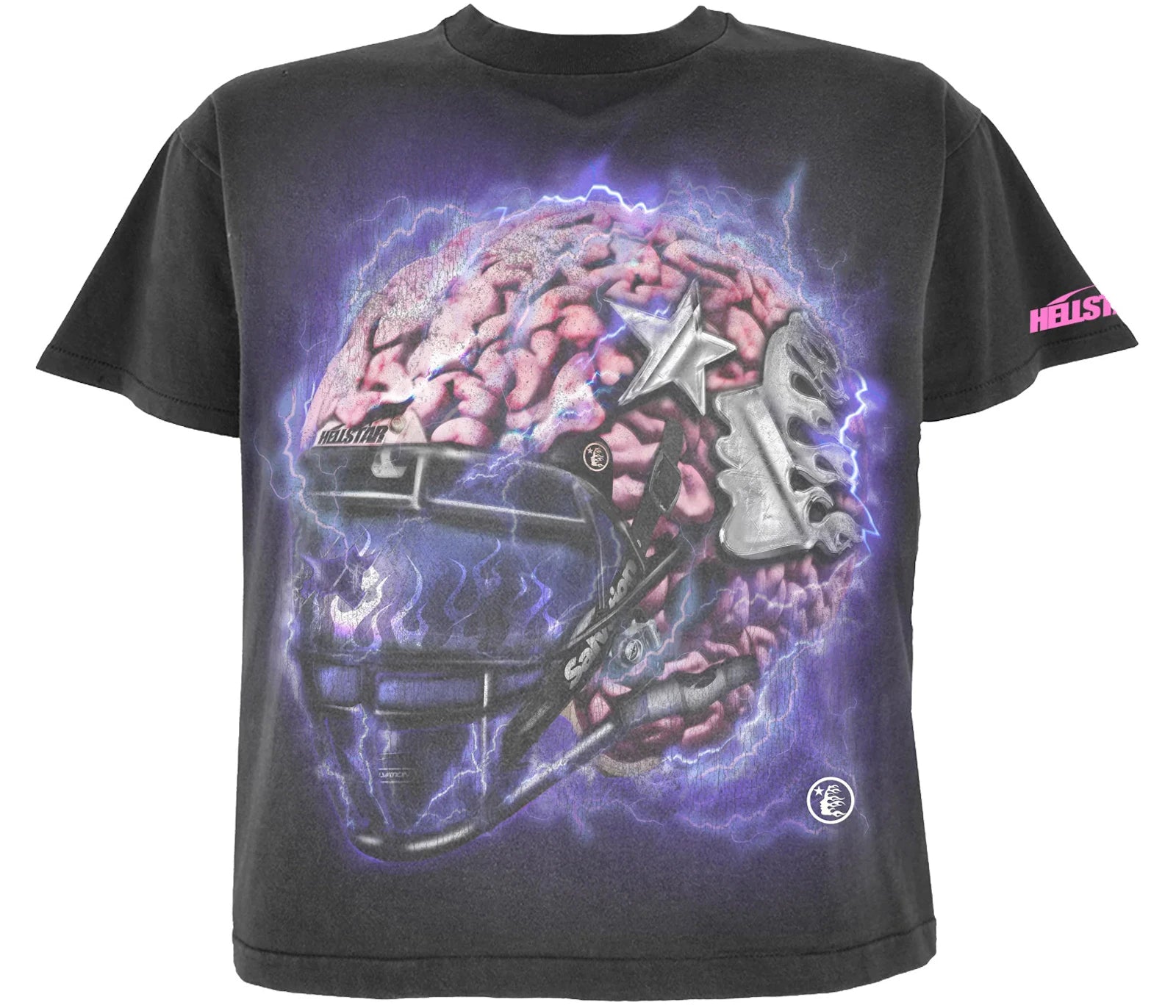 Hellstar Powered By The Star T-Shirt Black