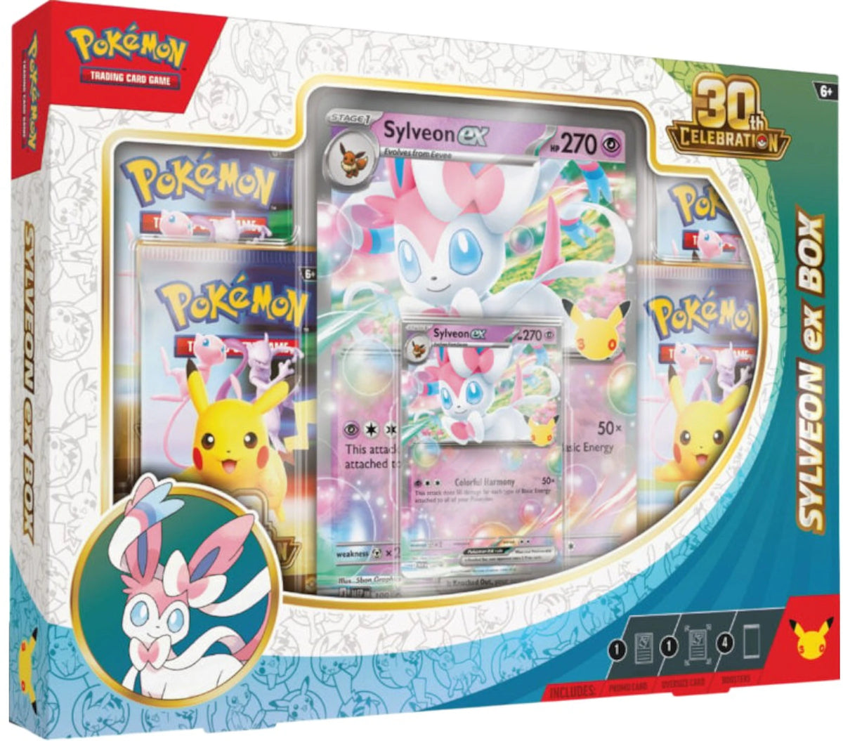 2026 Pokémon Mega Evolution 30th Celebration Sylveon ex Box