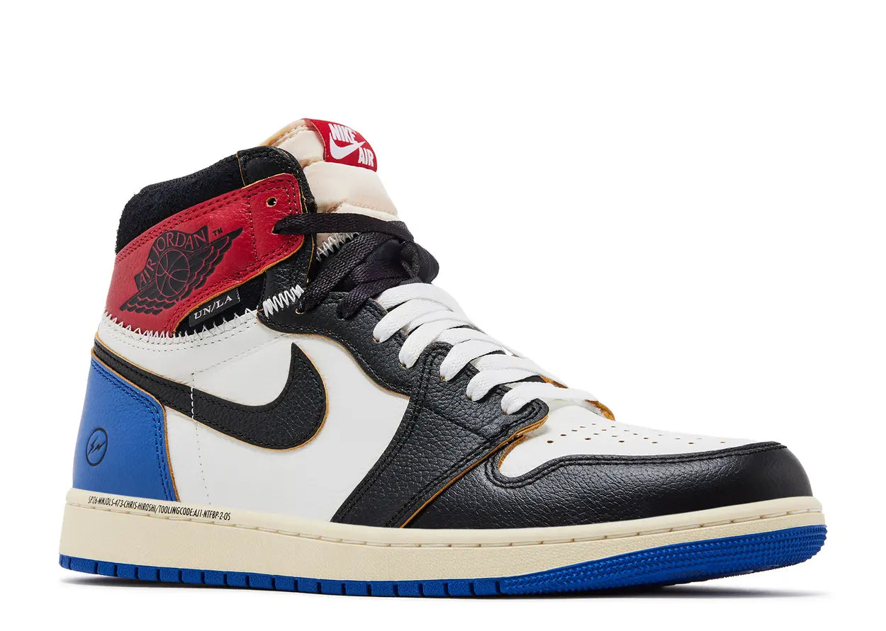 Fragment Design X Union LA X Jordan 1 Retro High OG Varsity Red