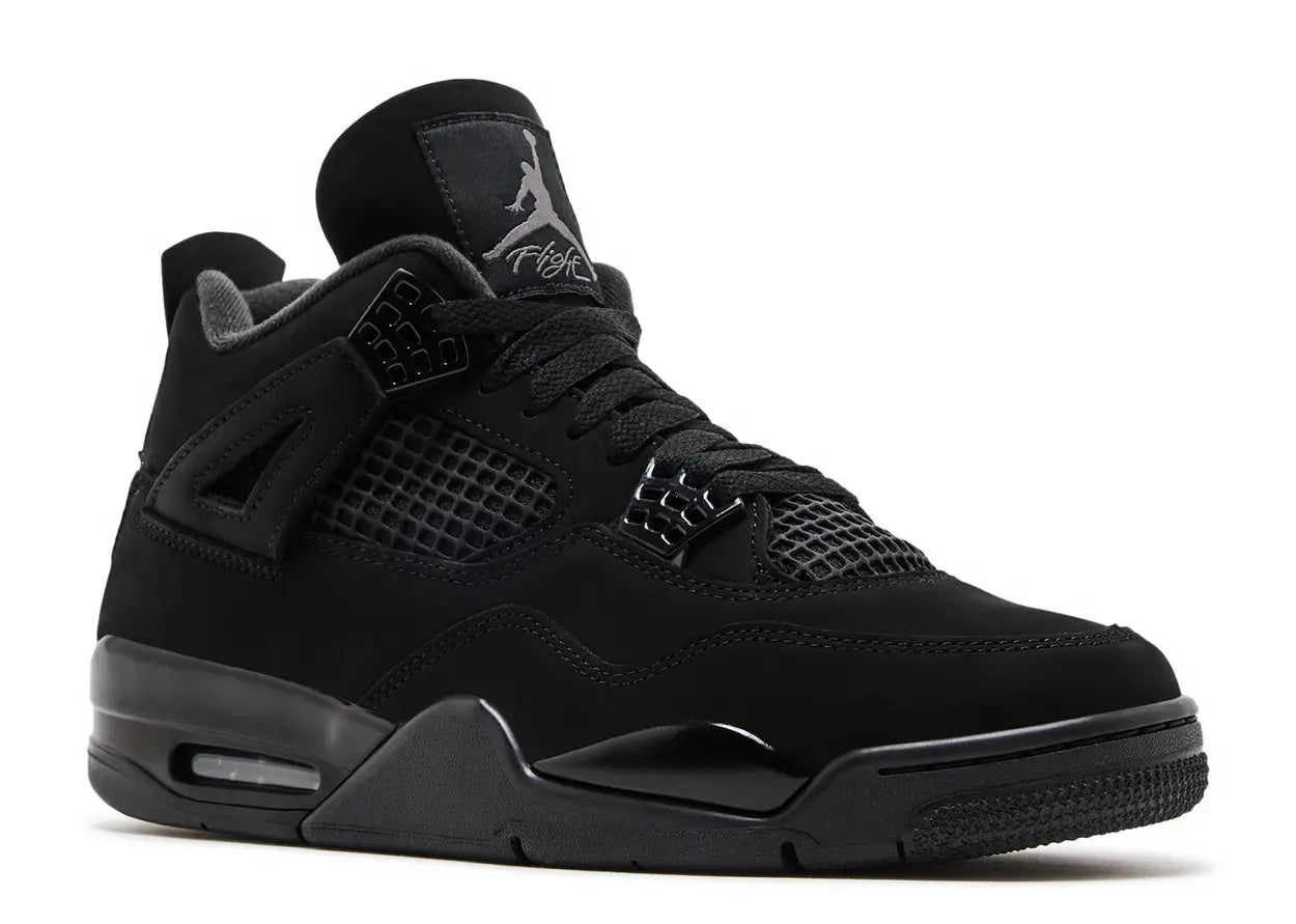 Air Jordan 4 Retro GS Black Cat 2025