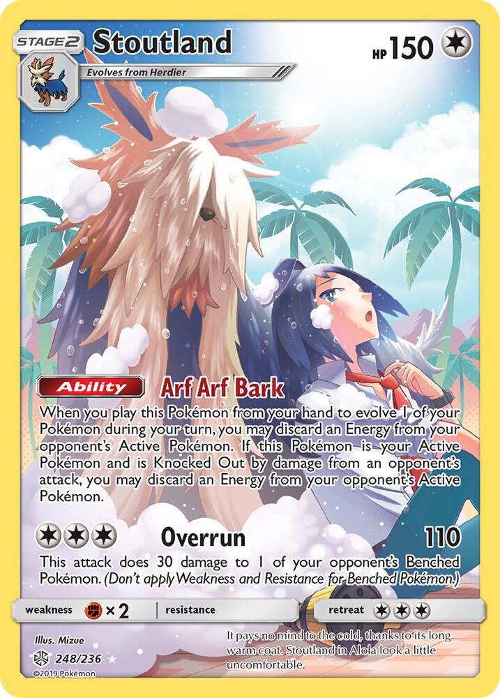 Stoutland (Secret) - 248/236 - SM - Cosmic Eclipse (SM12)