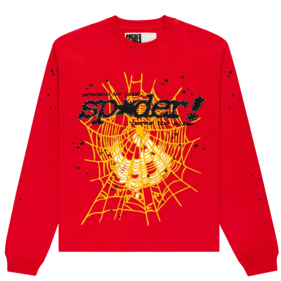 Sp5der Red P*nk V2 LS Tee