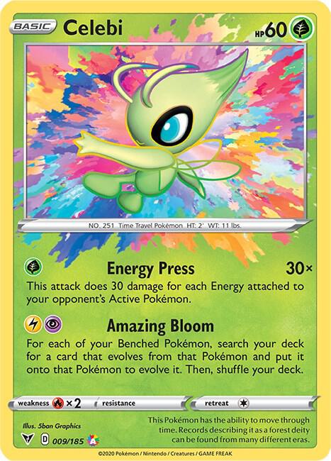 Celebi - 009/185 - SWSH04: Vivid Voltage (SWSH04)