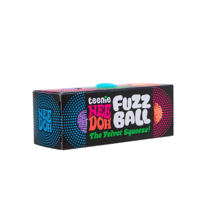 NeeDoh Teenie Fuzz Ball - Satisfying Sensory Toy (3 Pack)
