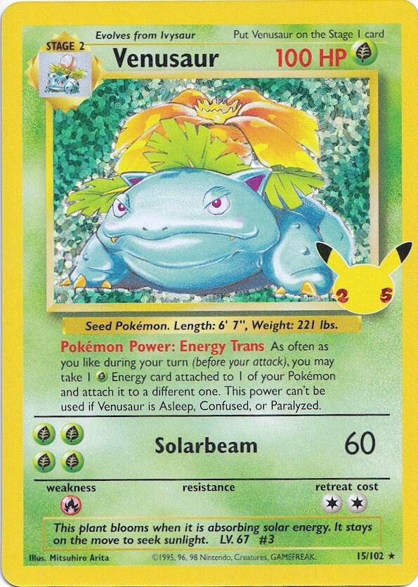 Venusaur - 5/102 - Celebrations: Classic Collection (CCC)
