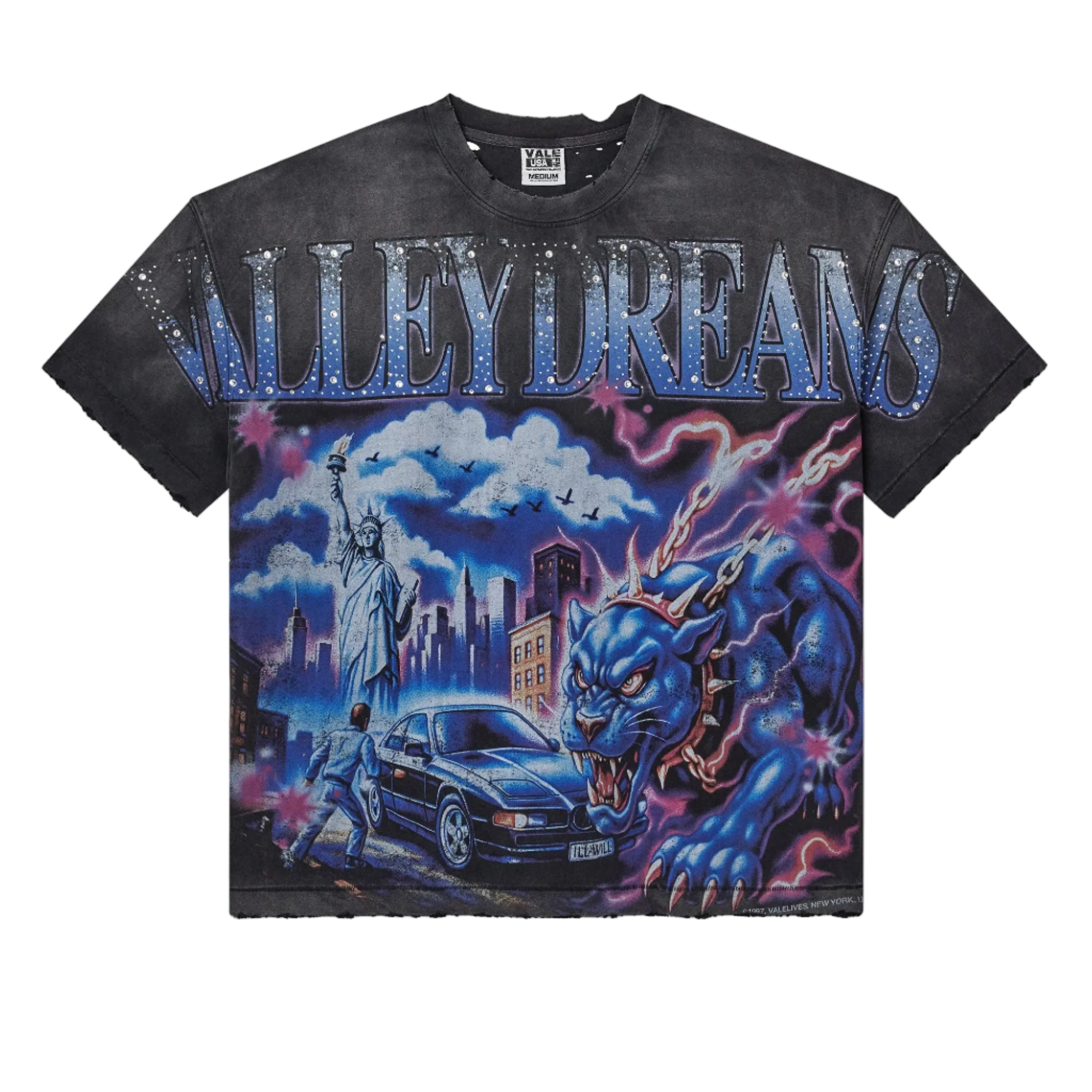 Vale Forever Monster Big Tee Black